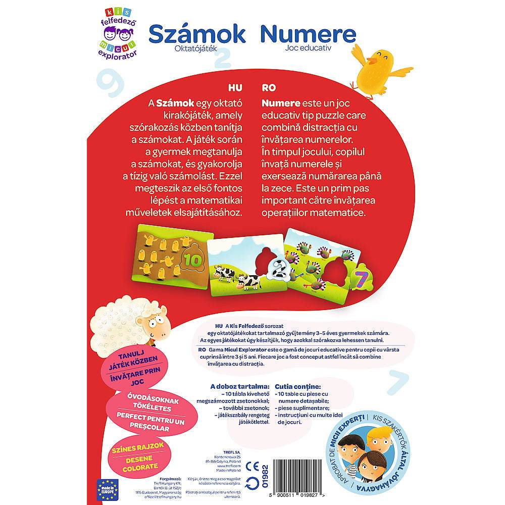 JOC EDUCATIV INVATA NUMERELE MICUL EXPLORATOR - Atelieru' lui Mesterica