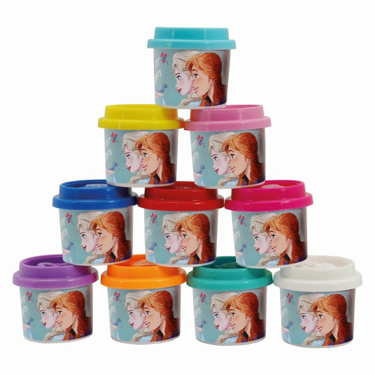 10 BORCANASE DE PLASTILINA FROZEN IN PUNGA DE PLASTIC - Atelieru' lui Mesterica