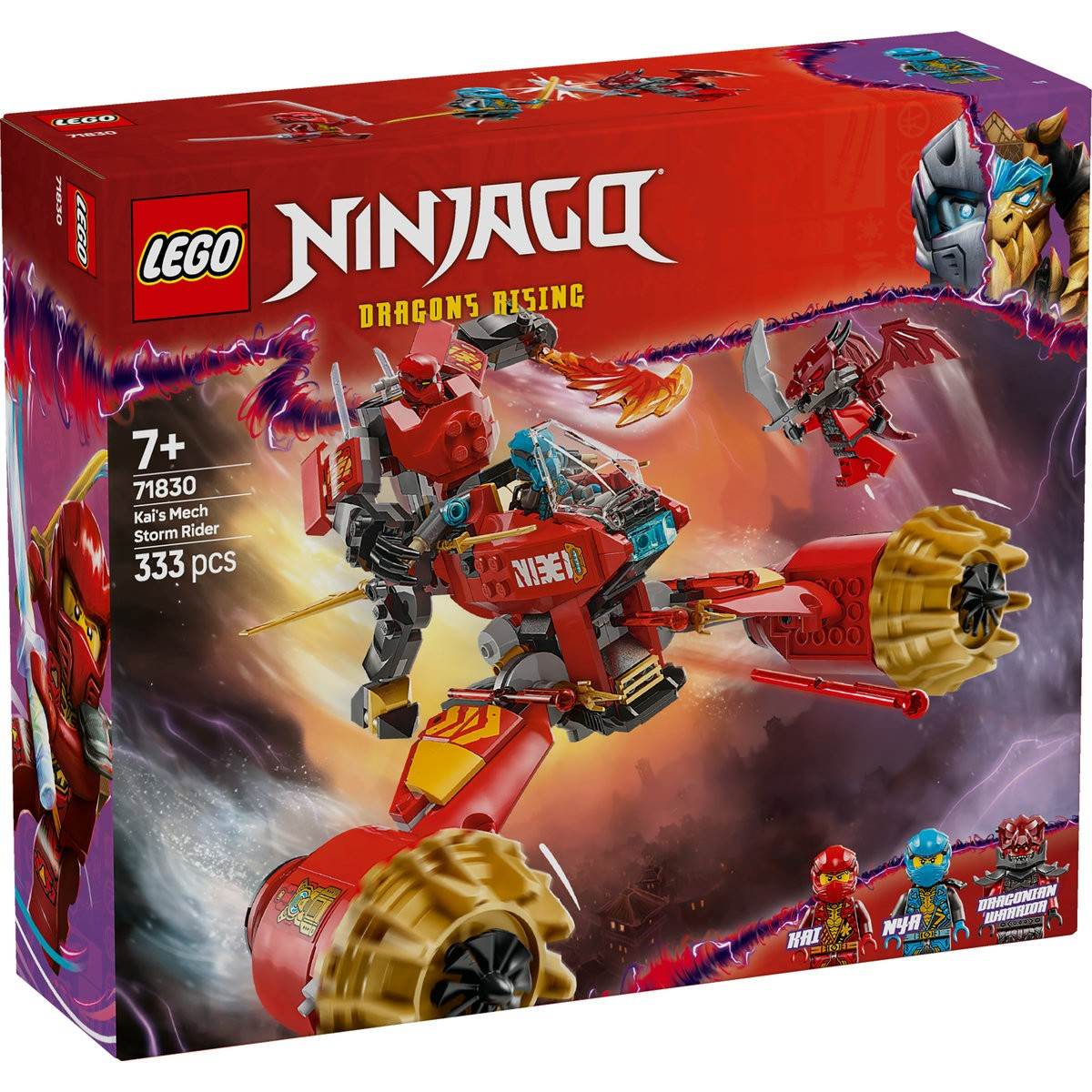 LEGO NINJAGO VEHICULUL-ROBOT ZBURATOR AL LUI KAI 71830 - Atelieru' lui Mesterica