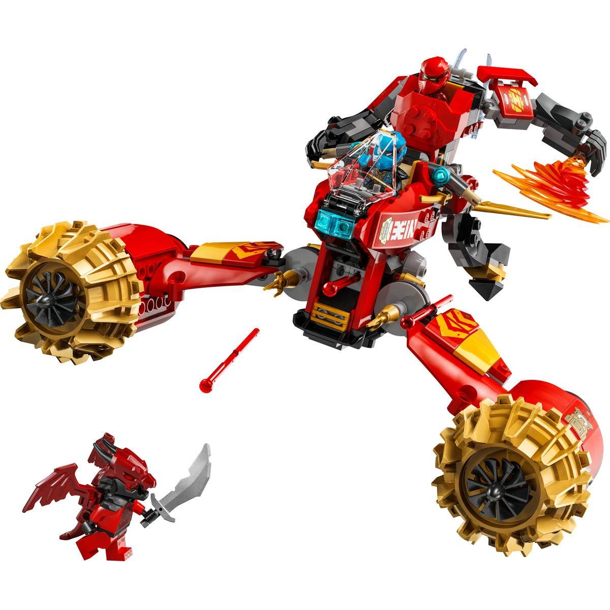 LEGO NINJAGO VEHICULUL-ROBOT ZBURATOR AL LUI KAI 71830 - Atelieru' lui Mesterica