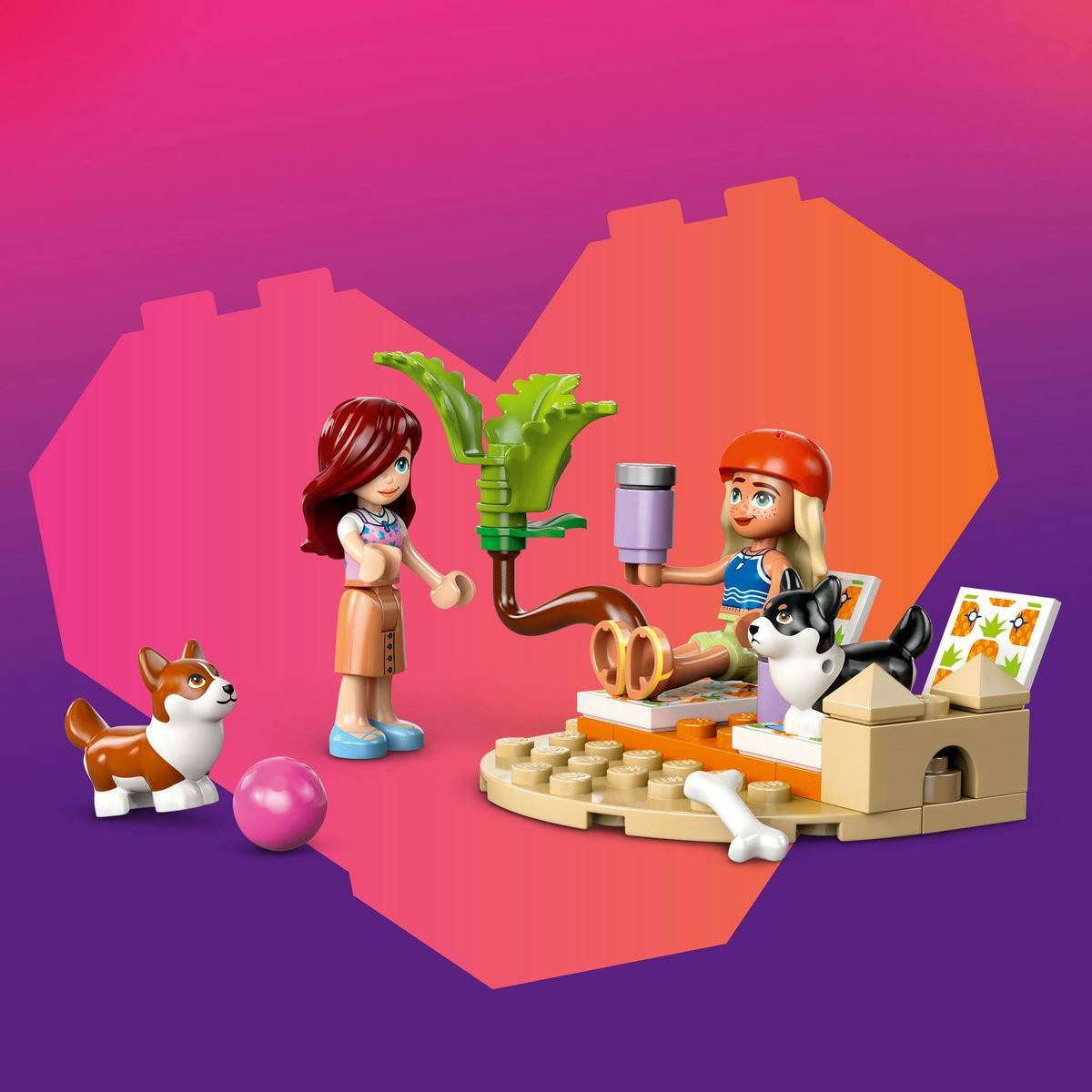 LEGO FRIENDS AVENTURI CU CATEI LA SURFING SI PE SCUTER 42641 - Atelieru' lui Mesterica
