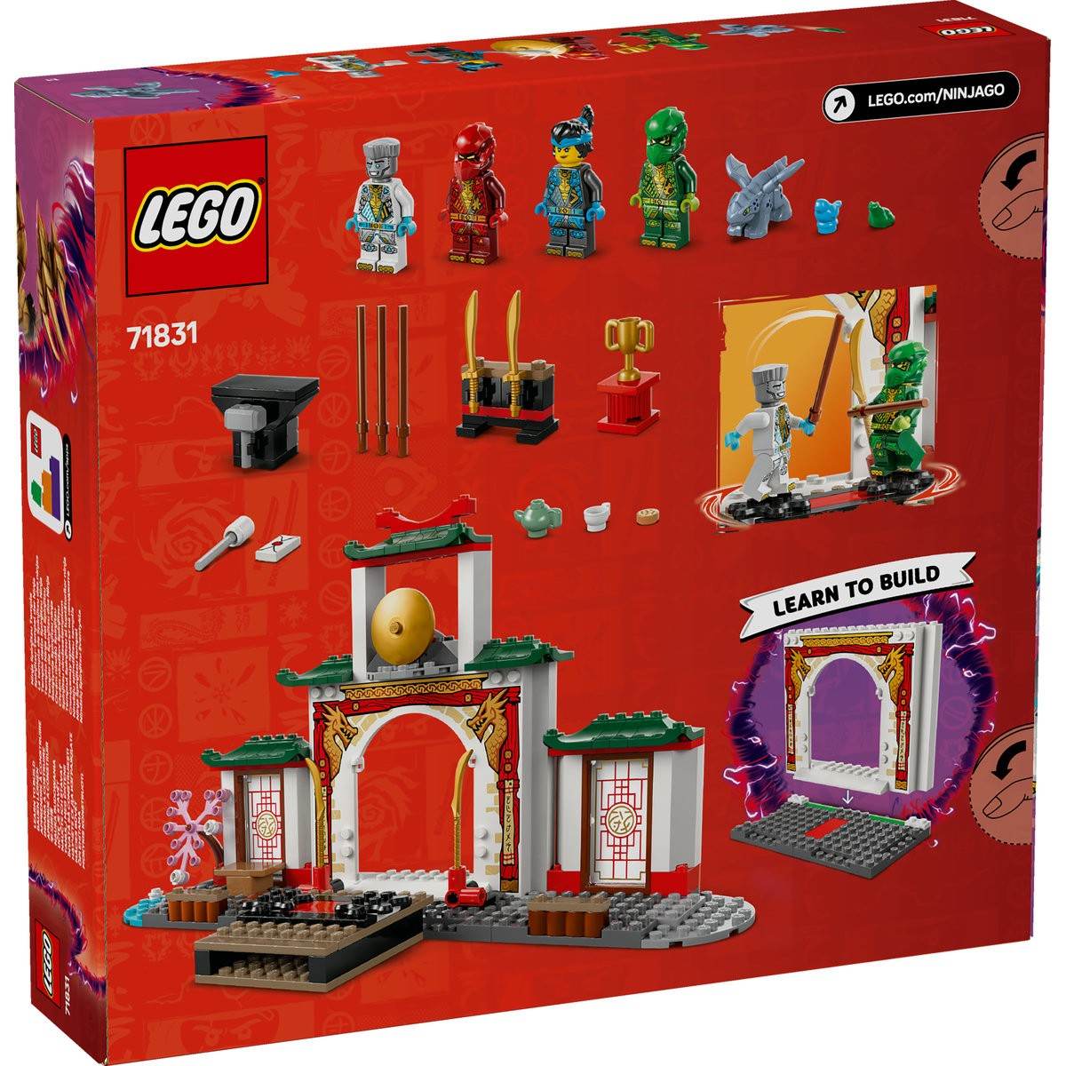 LEGO NINJAGO TEMPLUL SPINJITZU AL LUPTATORILOR NINJA 71831 - Atelieru' lui Mesterica