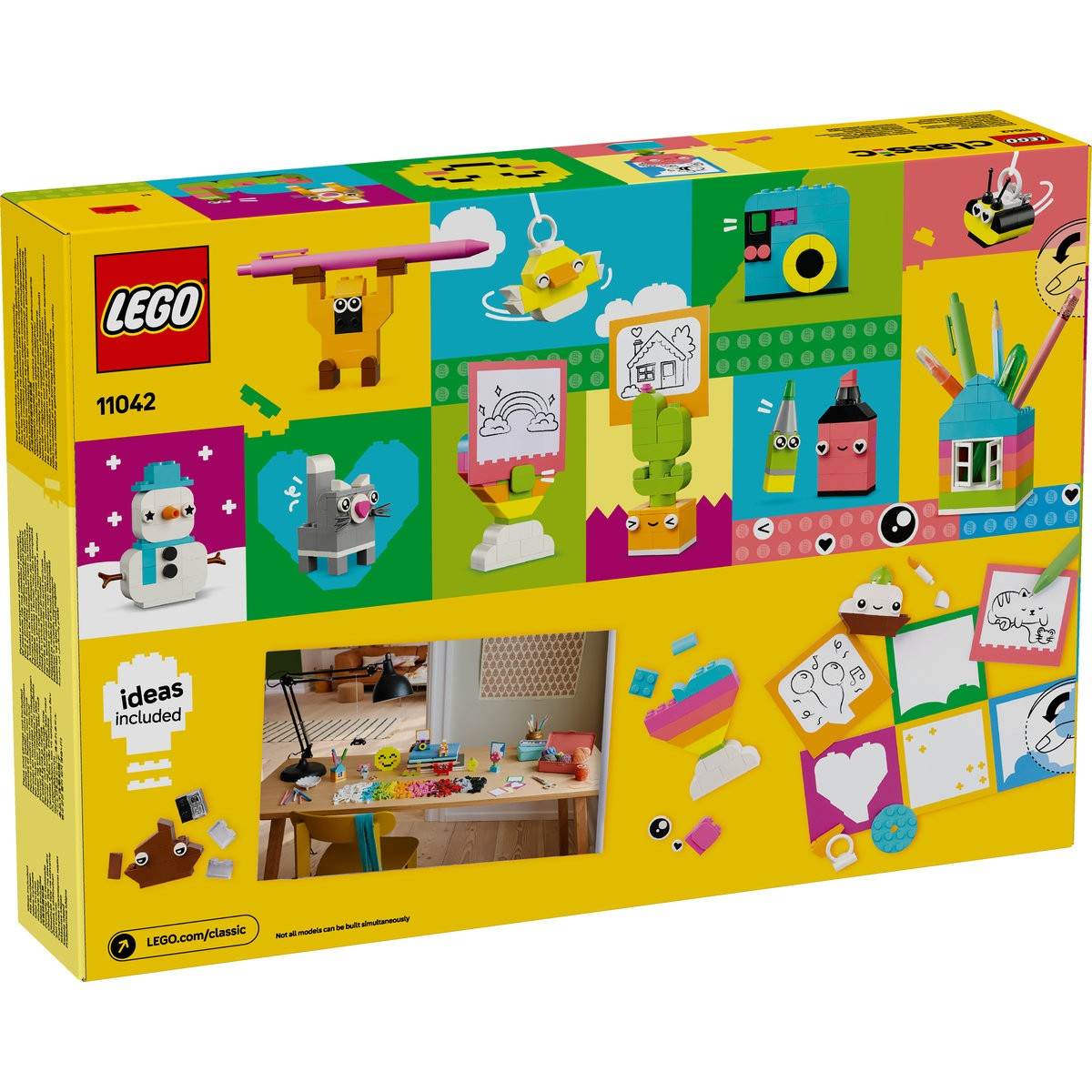 LEGO CLASSIC CUTIA CREATIVITATII SI A VESELIEI 11042 - Atelieru' lui Mesterica