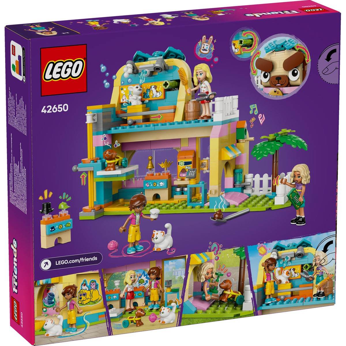 LEGO FRIENDS MAGAZIN DE ACCESORII PENTRU ANIMALE DE COMPANIE 42650 - Atelieru' lui Mesterica