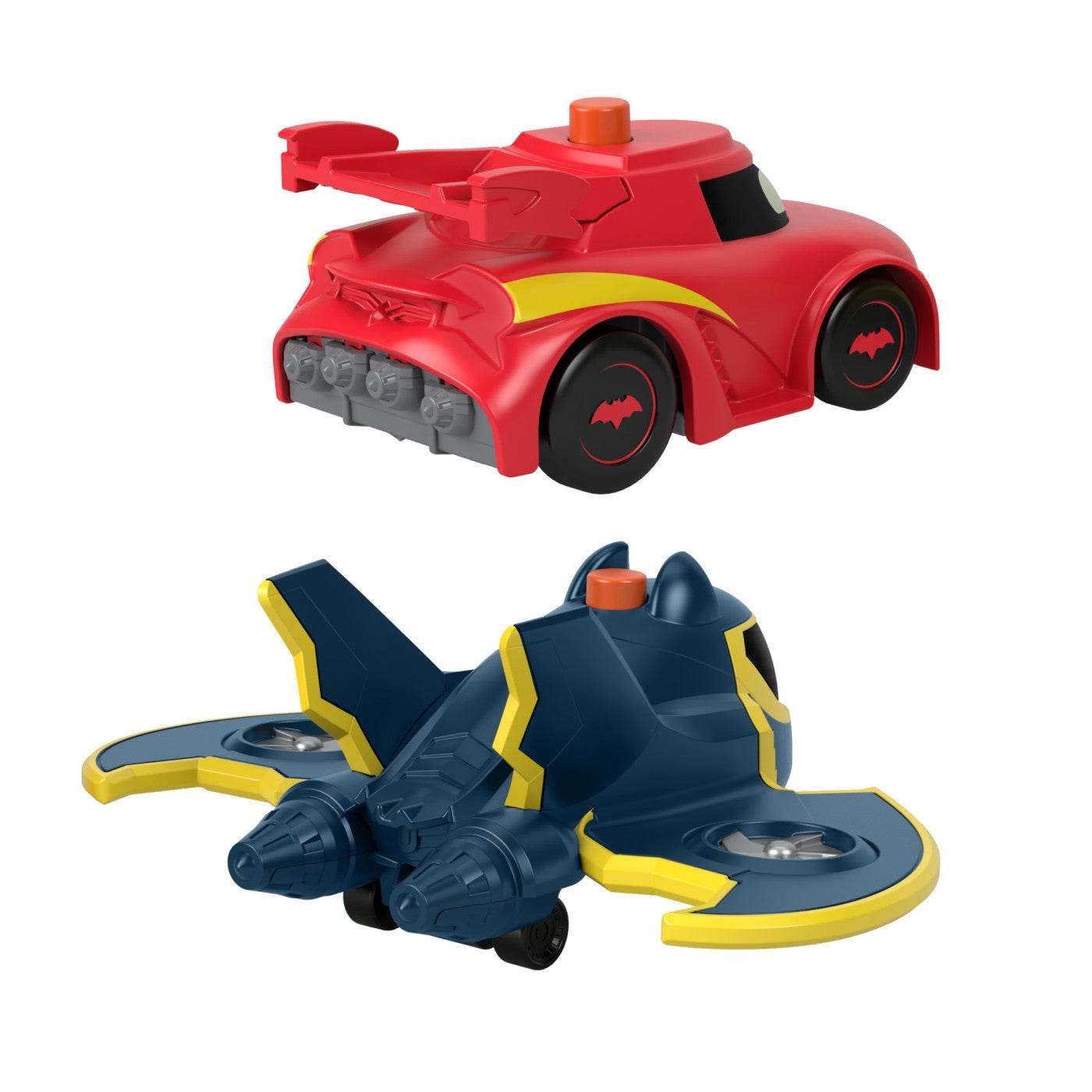 FISHER PRICE BATWHEELS SET 2 MASINUTE CU LUMINI REDBIRD SI BATWING SCARA 1:55 - Atelieru' lui Mesterica