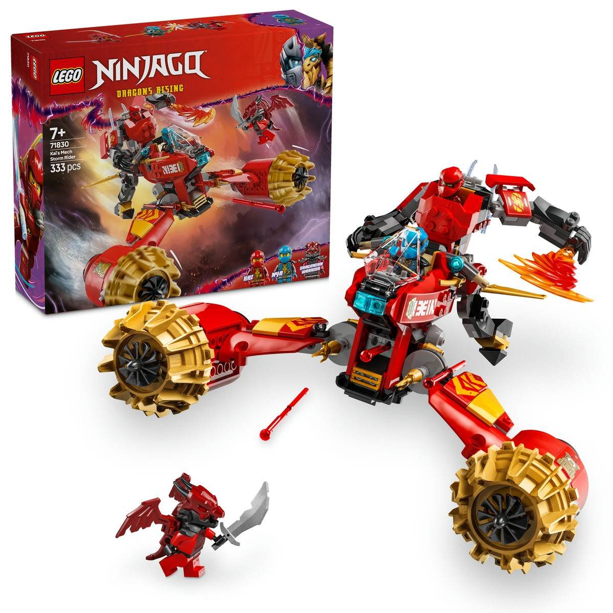 LEGO NINJAGO VEHICULUL-ROBOT ZBURATOR AL LUI KAI 71830 - Atelieru' lui Mesterica