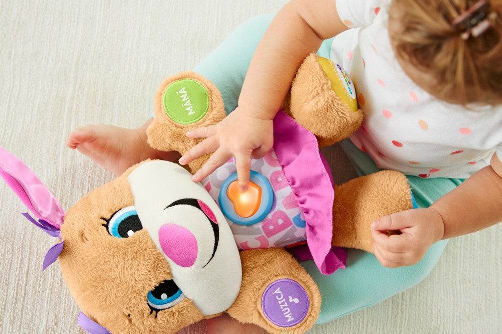 FISHER PRICE CATELUSA SIS VORBESTE IN LIMBA ROMANA - Atelieru' lui Mesterica