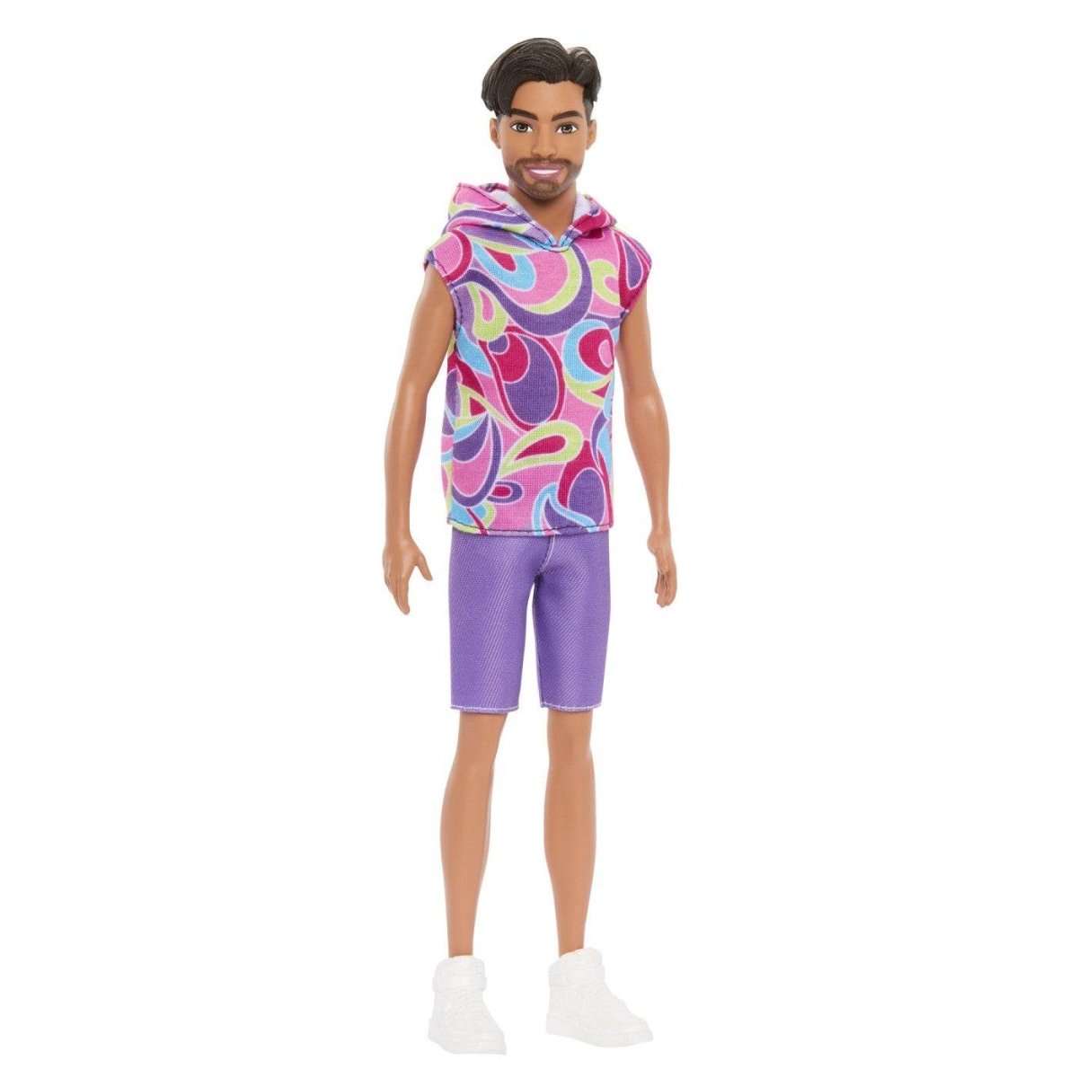 BARBIE PAPUSA BAIAT FASHIONISTAS BRUNET CU BARBA SI TRICOU CU GLUGA Atelieru' lui Mesterica | Jucarii, haine si incaltaminte pentru copii