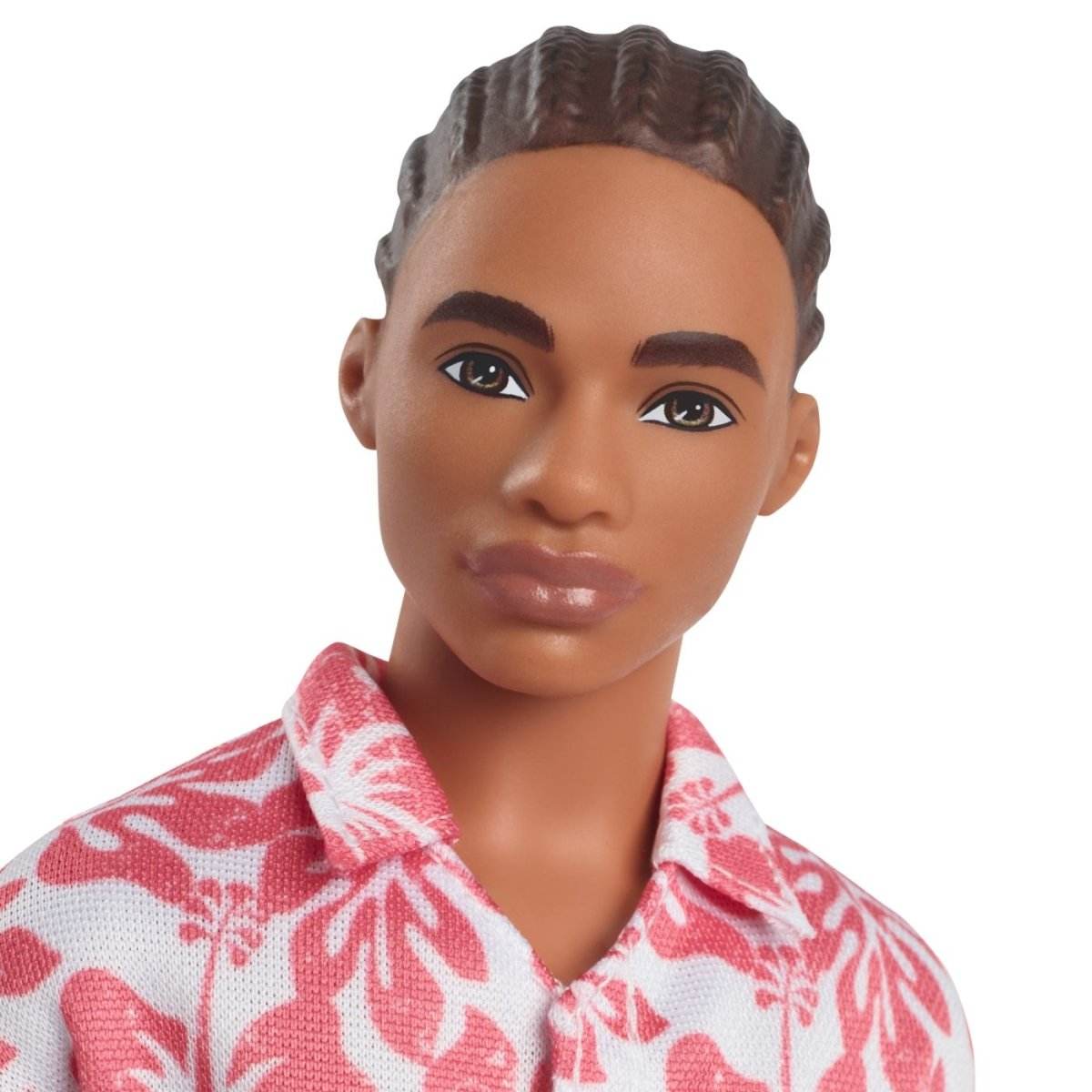 BARBIE PAPUSA BAIAT FASHIONISTAS IN SALOPETA STIL HAWAIAN SI SANDALE VERZI - Atelieru' lui Mesterica