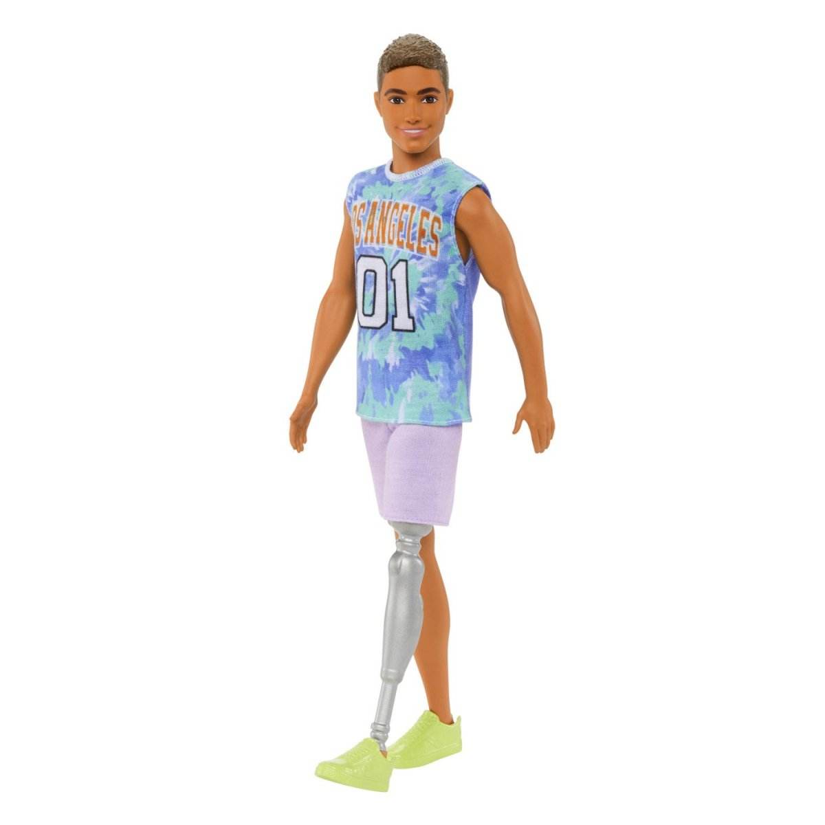 BARBIE PAPUSA BAIAT FASHIONISTAS SATEN CU UN PICIOR CU PROTEZA - Atelieru' lui Mesterica
