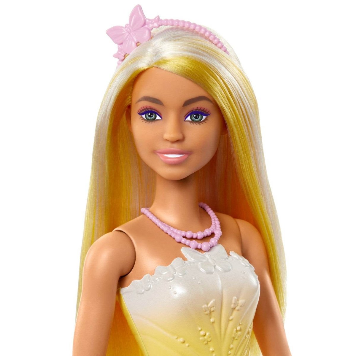 BARBIE PAPUSA BARBIE CU PARUL BLOND SI GALBEN Atelieru' lui Mesterica | Jucarii, haine si incaltaminte pentru copii