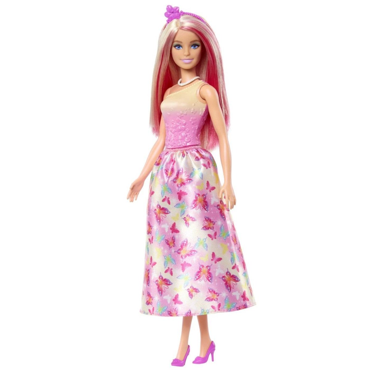 BARBIE PAPUSA BARBIE CU PARUL BLOND SI ROZ Atelieru' lui Mesterica | Jucarii, haine si incaltaminte pentru copii