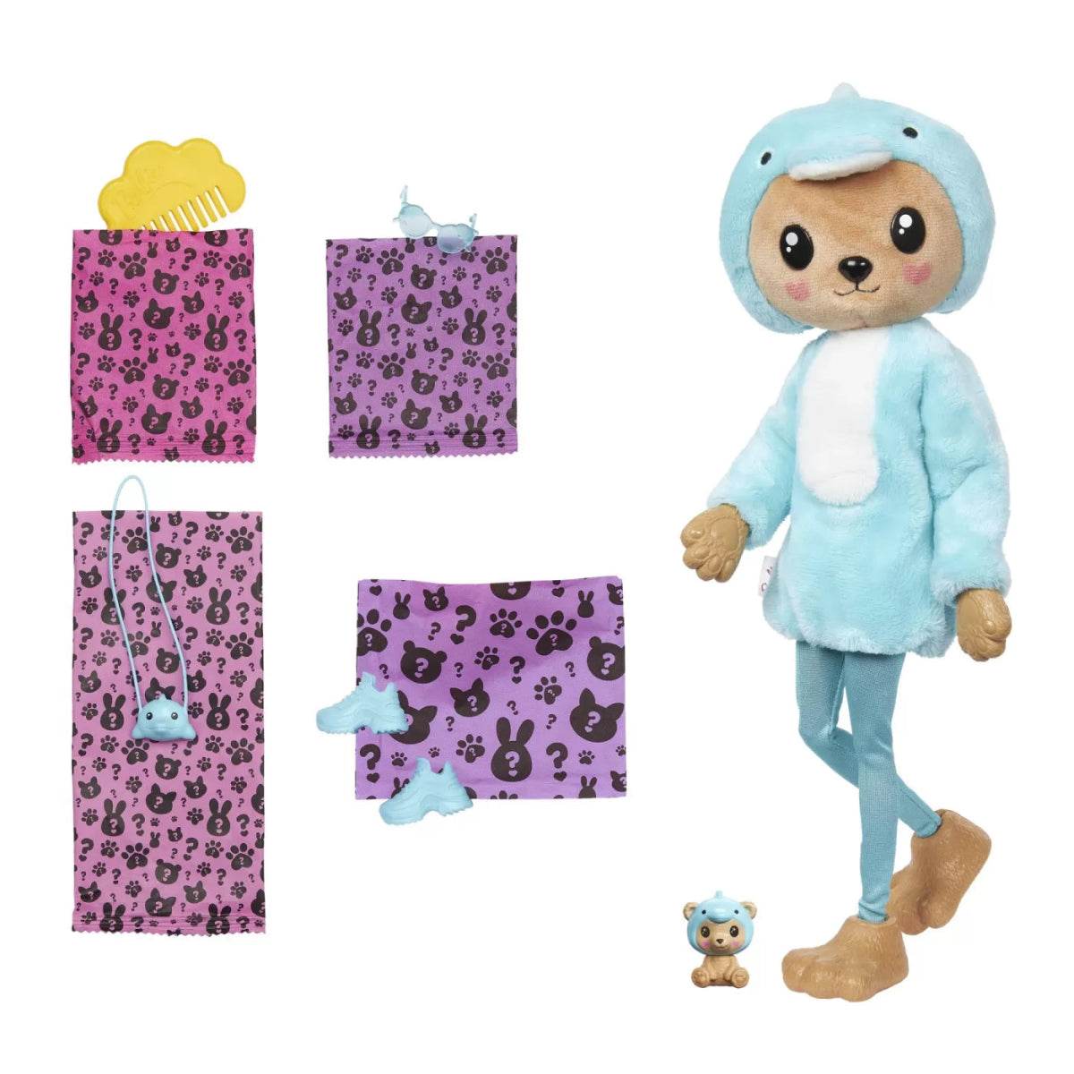 BARBIE PAPUSA BARBIE CUTIE REVEAL DELFIN URS - Atelieru' lui Mesterica