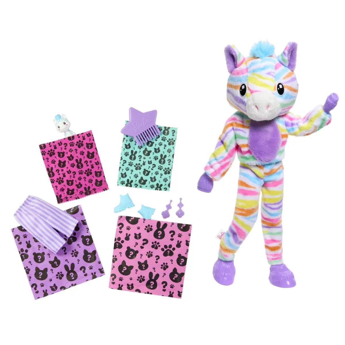 BARBIE PAPUSA BARBIE CUTIE REVEAL ZEBRA - Atelieru' lui Mesterica