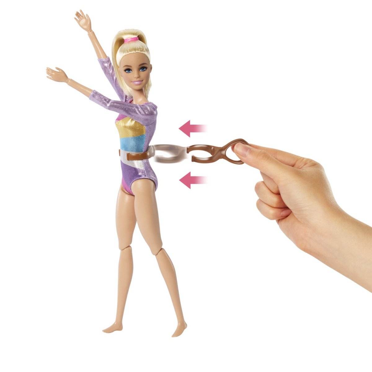BARBIE PAPUSA BARBIE YOU CAN BE GIMNASTA BLONDA - Atelieru' lui Mesterica