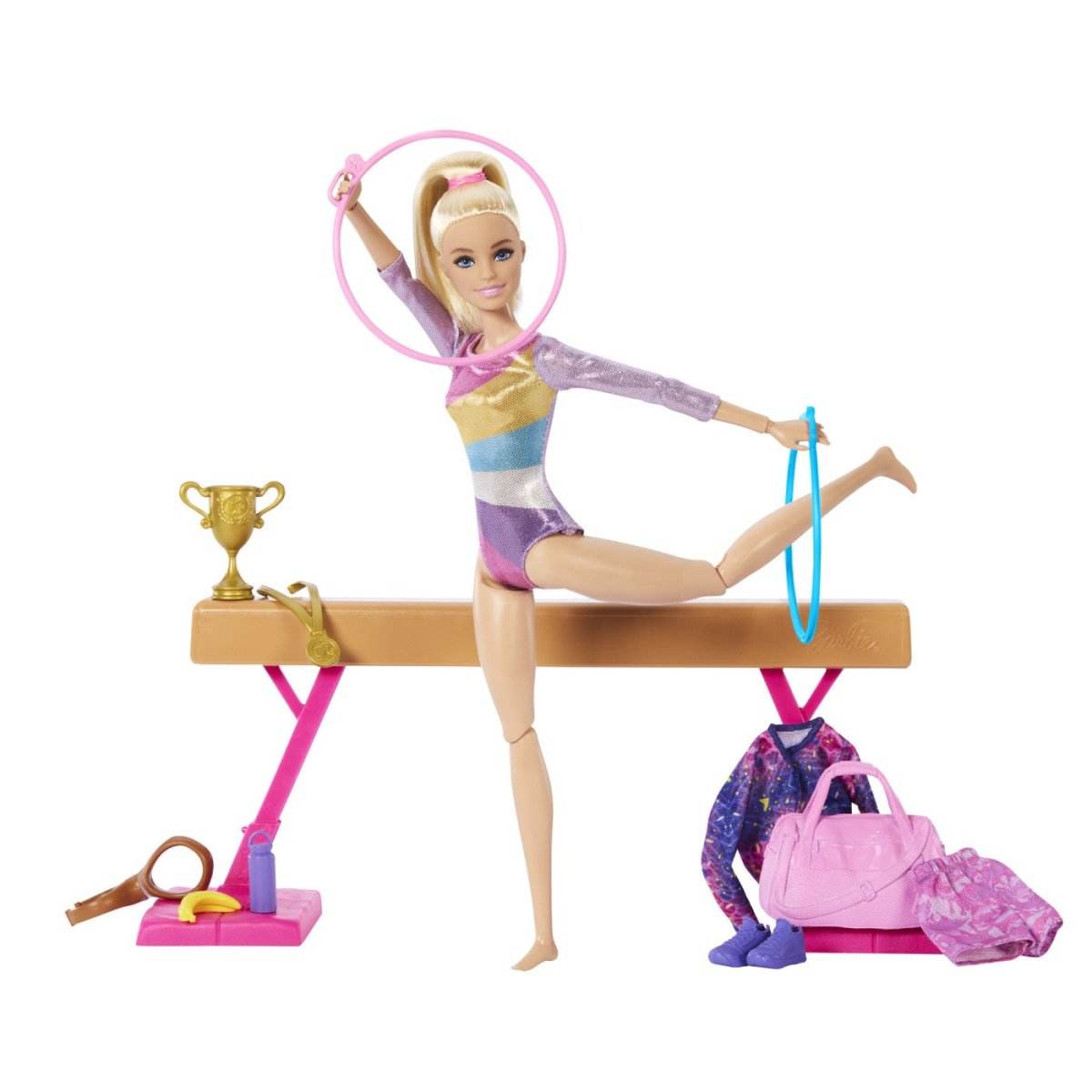 BARBIE PAPUSA BARBIE YOU CAN BE GIMNASTA BLONDA - Atelieru' lui Mesterica