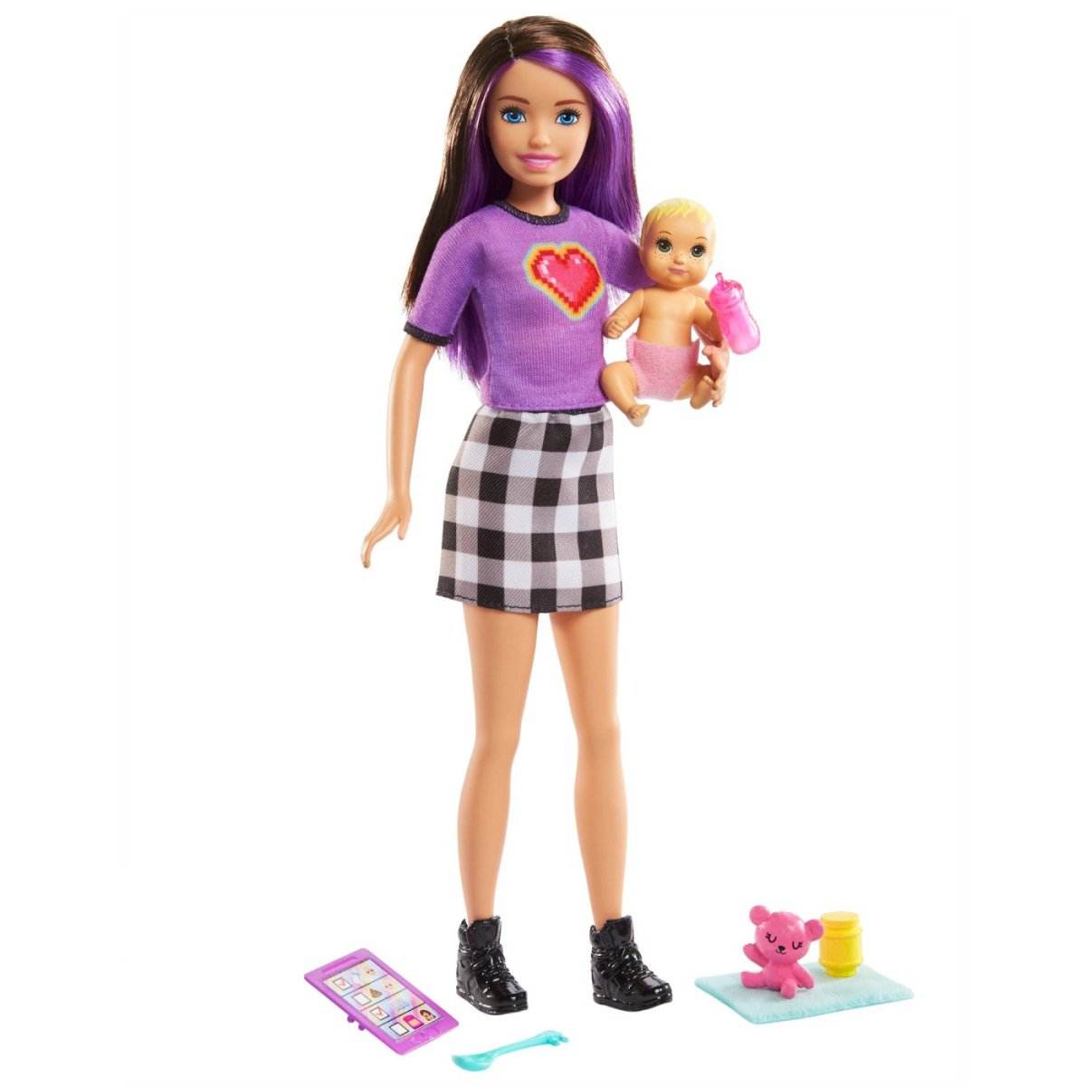 BARBIE PAPUSA SKIPPER FIRST JOBS BABYSITTER PAPUSA SATENA - Atelieru' lui Mesterica