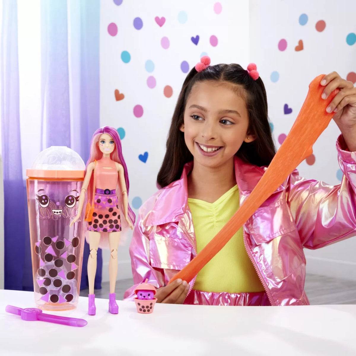 BARBIE POP REVEAL BUBBLE TEA PAPUSA BARBIE MANGO MOCHI - Atelieru' lui Mesterica
