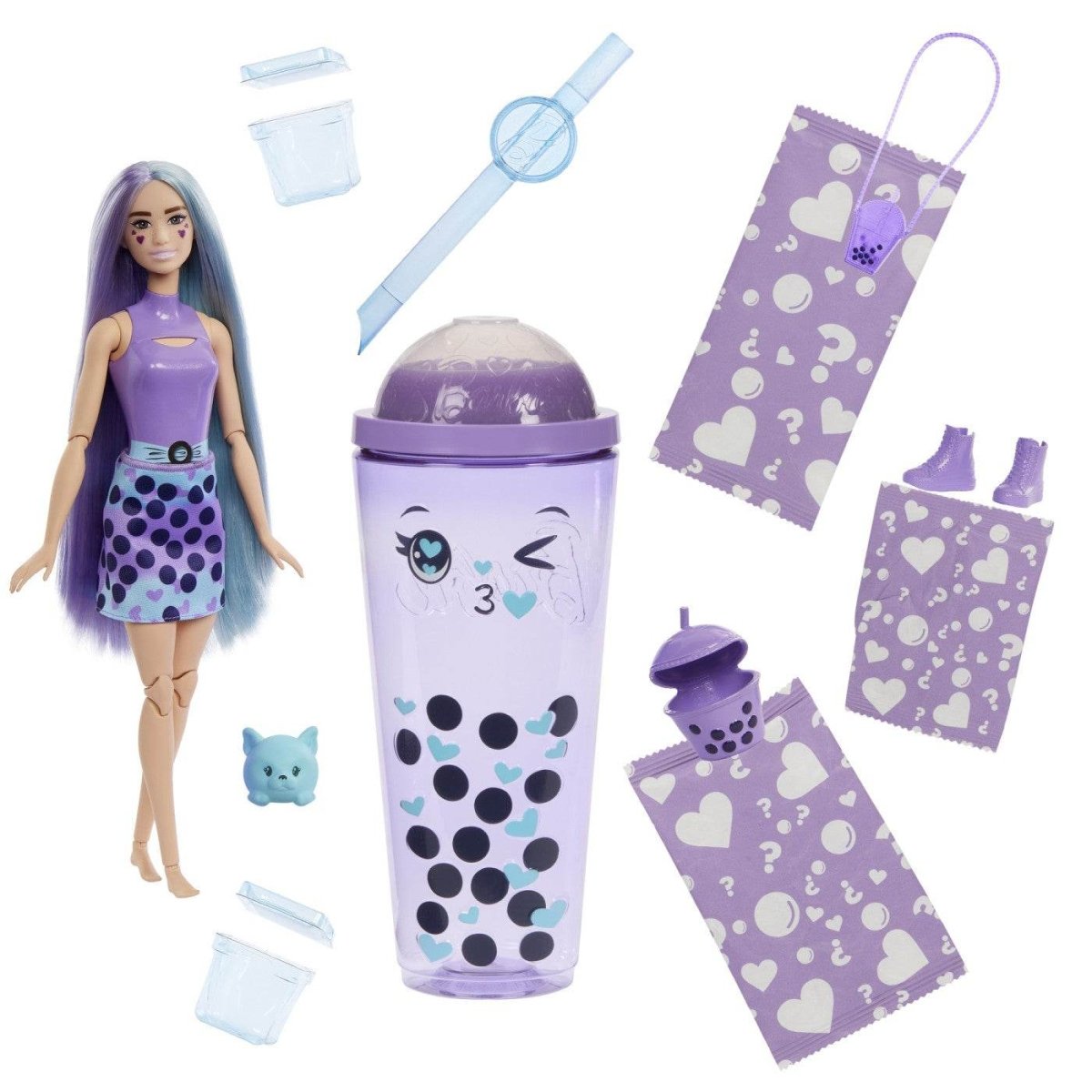 BARBIE POP REVEAL BUBBLE TEA PAPUSA BARBIE TARO MILK Atelieru' lui Mesterica | Jucarii, haine si incaltaminte pentru copii