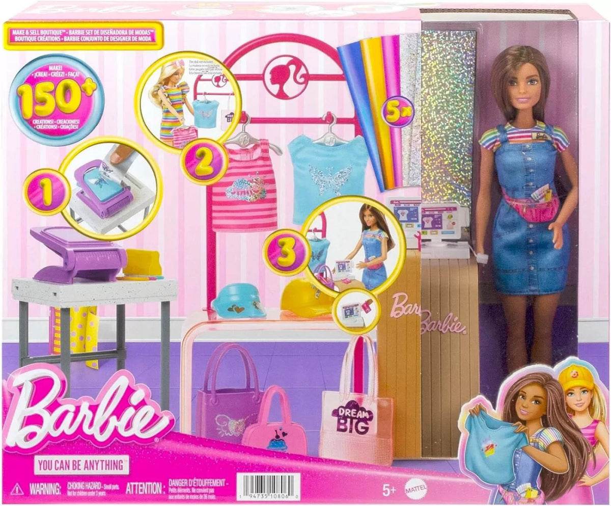 BARBIE SET BARBIE MAGAZINUL DE IMPRIMAT - Atelieru' lui Mesterica