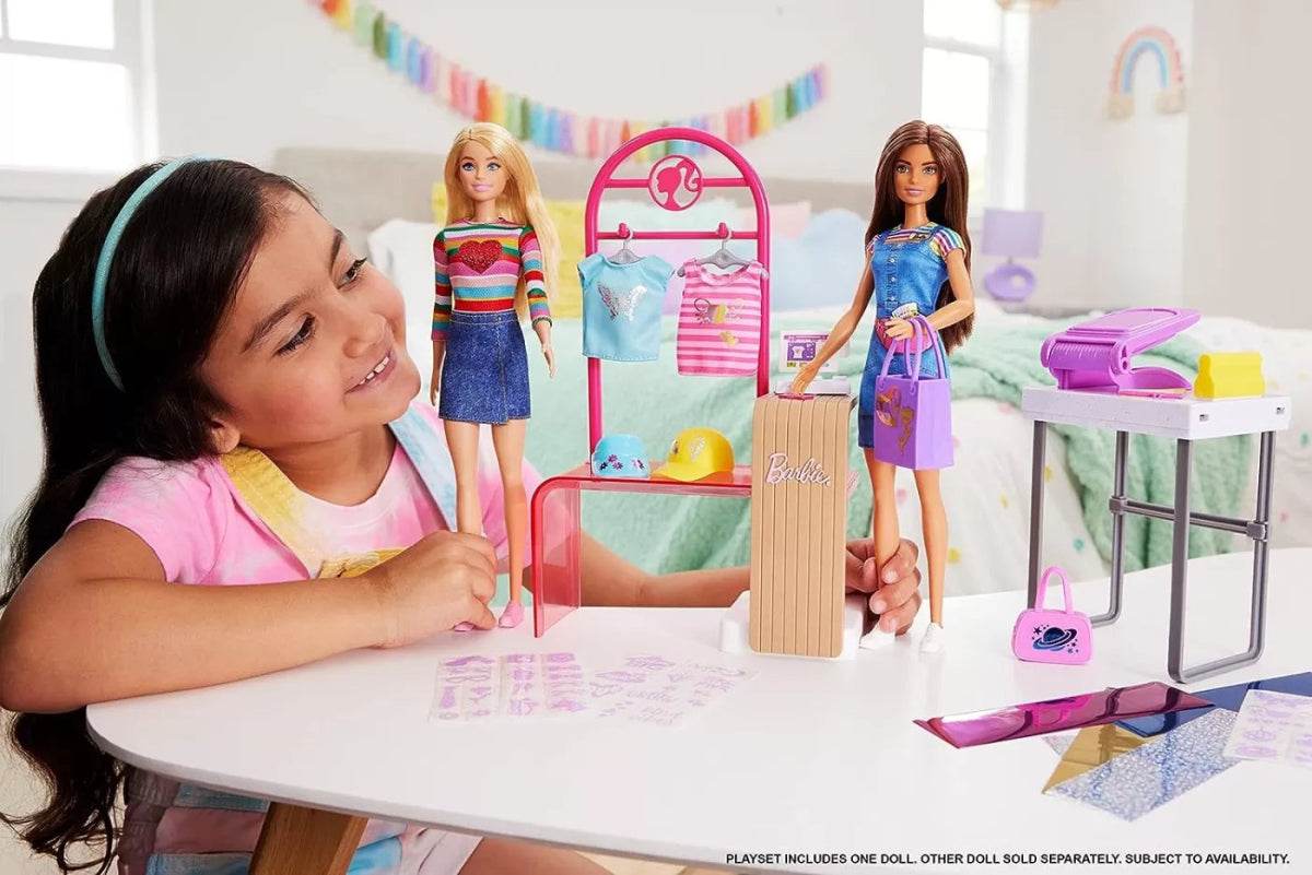 BARBIE SET BARBIE MAGAZINUL DE IMPRIMAT - Atelieru' lui Mesterica