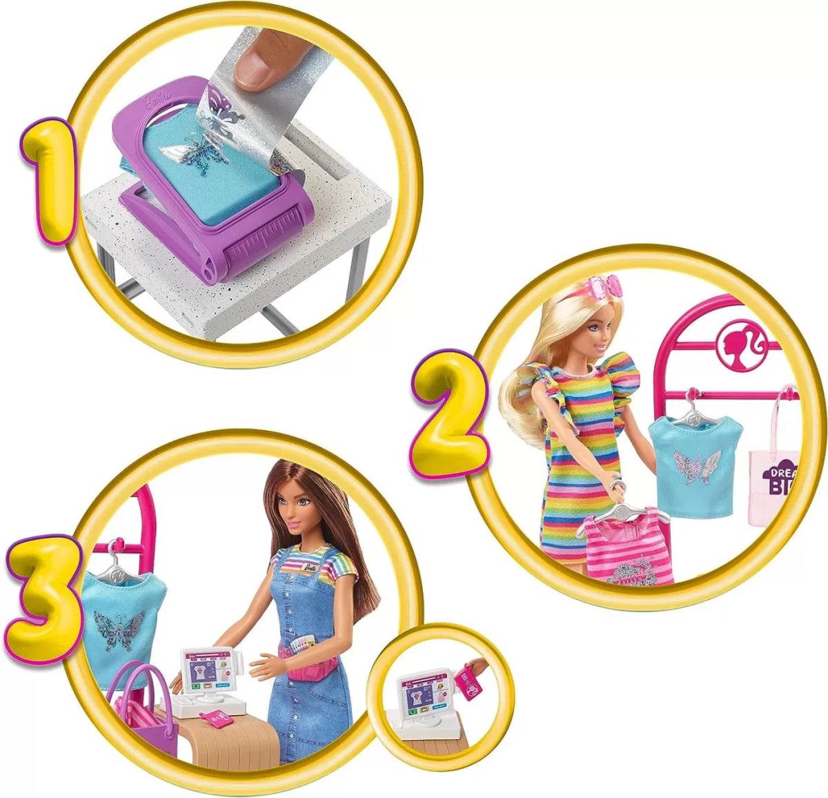BARBIE SET BARBIE MAGAZINUL DE IMPRIMAT - Atelieru' lui Mesterica