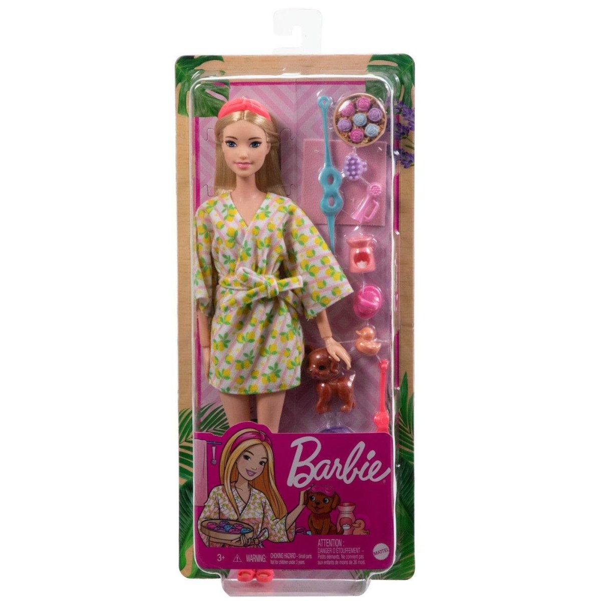 BARBIE SET DE JOACA CU ACCESORII PAPUSA BARBIE O ZI LA SPA Atelieru' lui Mesterica | Jucarii, haine si incaltaminte pentru copii