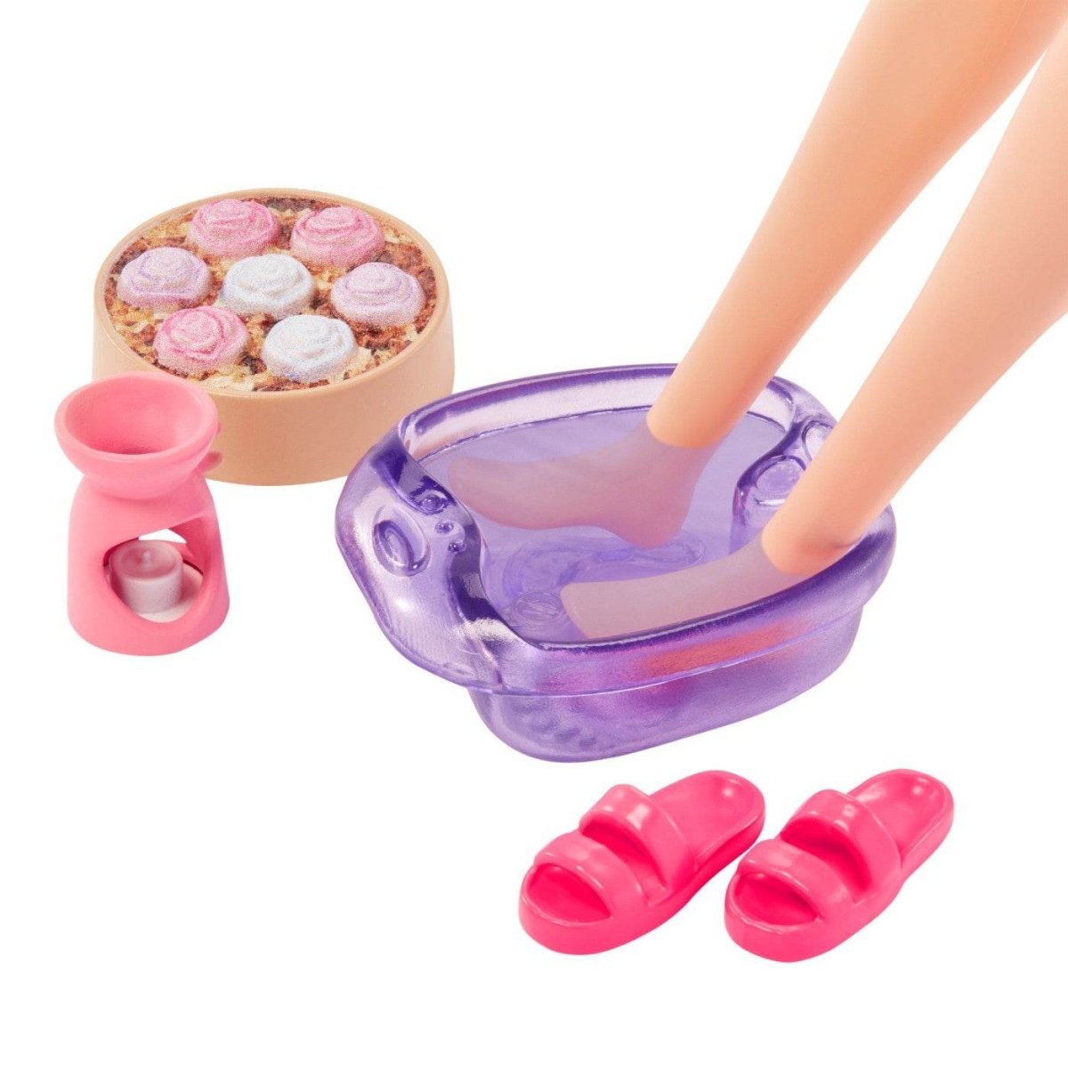 BARBIE SET DE JOACA CU ACCESORII PAPUSA BARBIE O ZI LA SPA Atelieru' lui Mesterica | Jucarii, haine si incaltaminte pentru copii