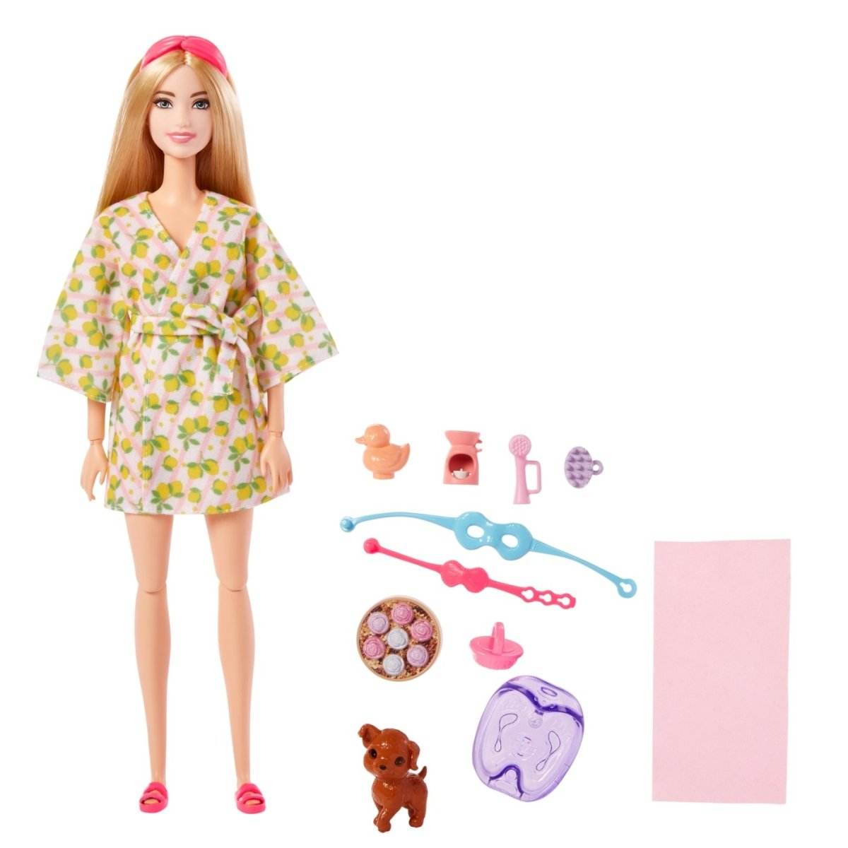 BARBIE SET DE JOACA CU ACCESORII PAPUSA BARBIE O ZI LA SPA - Atelieru' lui Mesterica