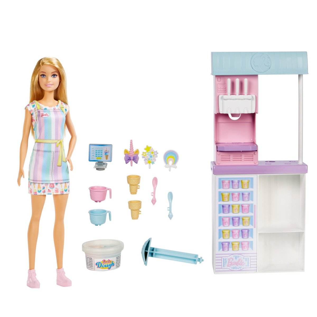 BARBIE SET DE JOACA MAGAZINUL DE INGHETATA - Atelieru' lui Mesterica