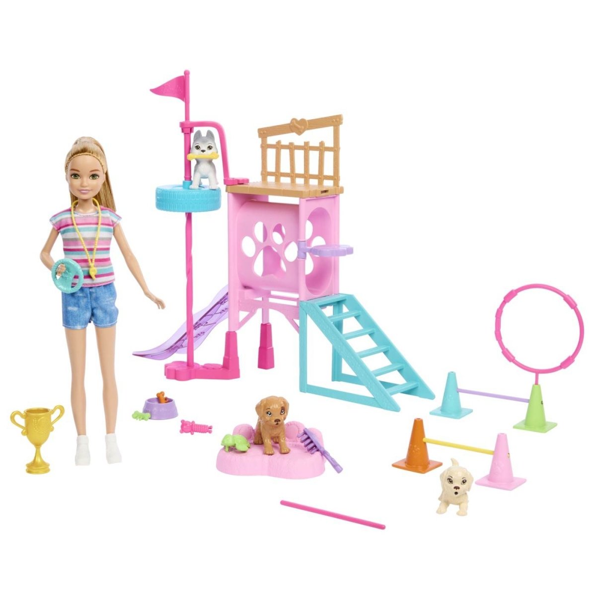 BARBIE SI STACIE PAPUSA STACIE DRESOARE DE CATEI Atelieru' lui Mesterica | Jucarii, haine si incaltaminte pentru copii
