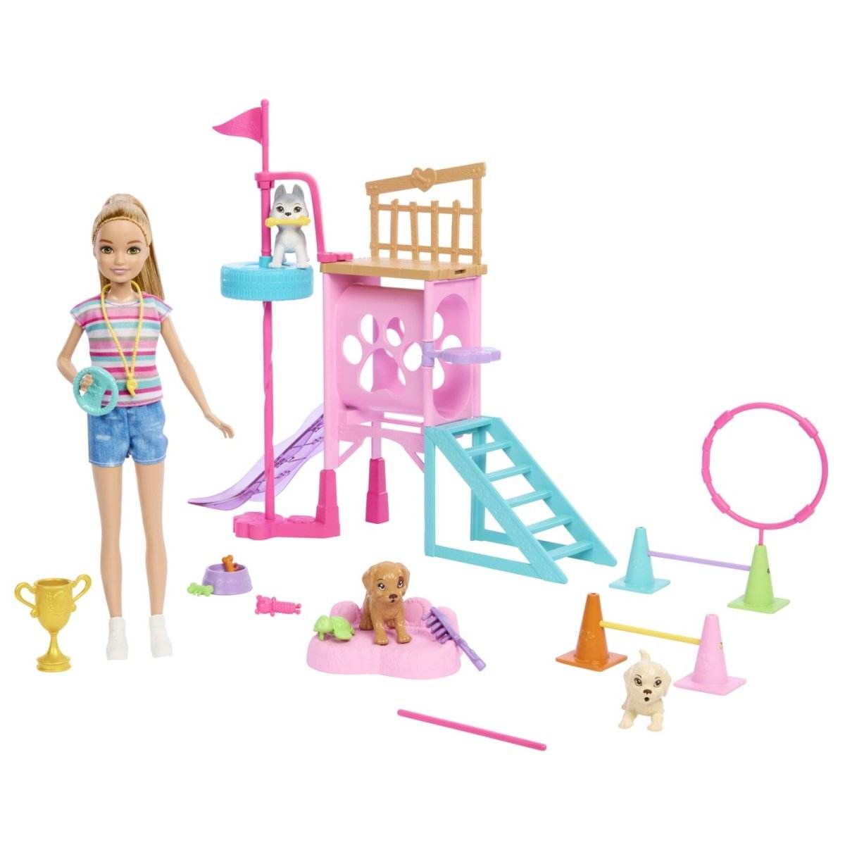 BARBIE SI STACIE PAPUSA STACIE DRESOARE DE CATEI - Atelieru' lui Mesterica