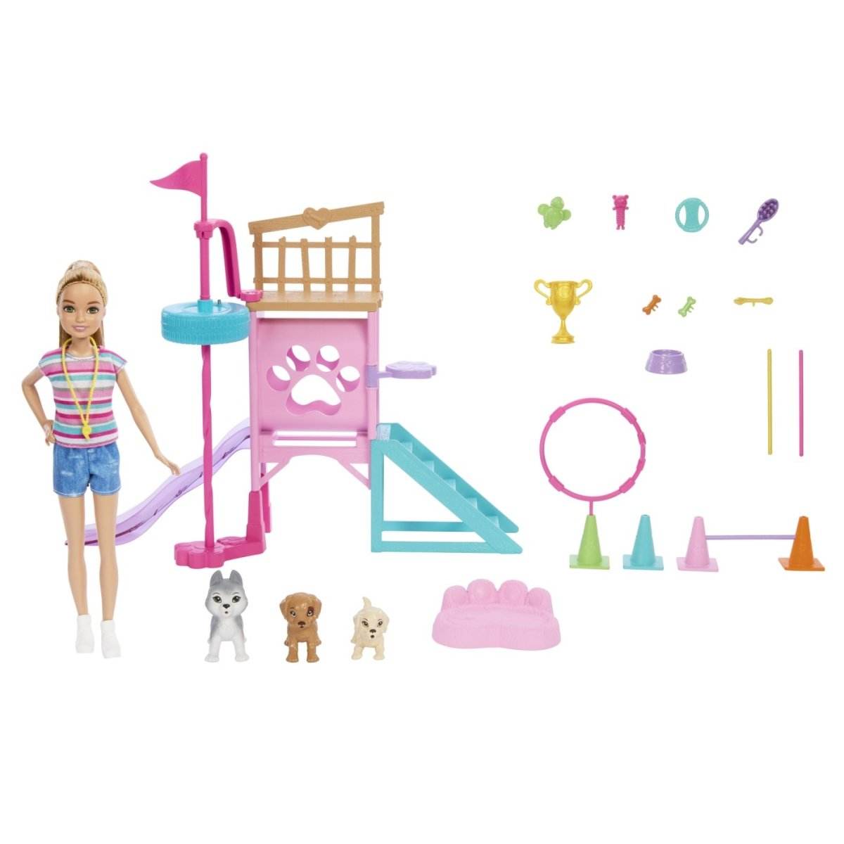 BARBIE SI STACIE PAPUSA STACIE DRESOARE DE CATEI - Atelieru' lui Mesterica