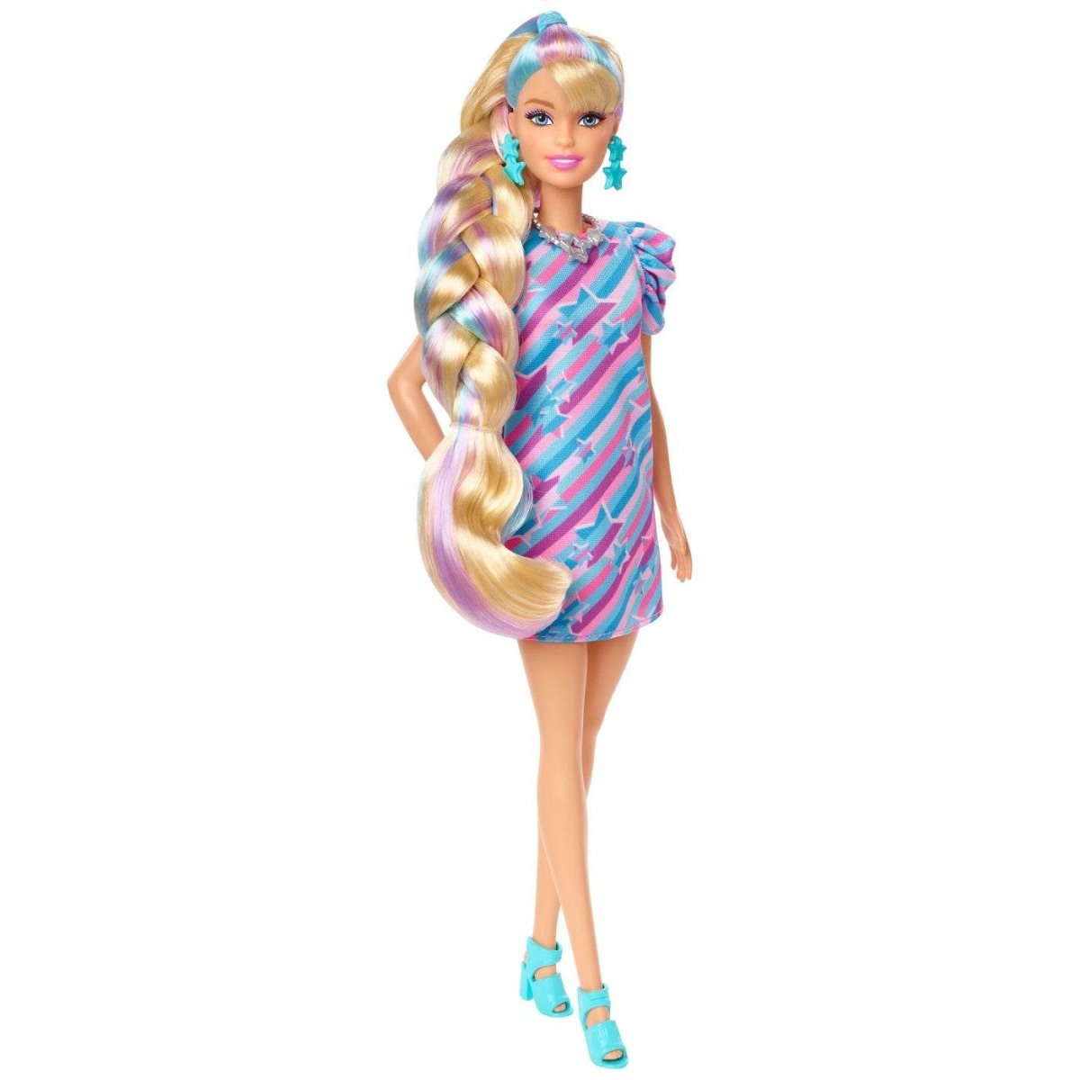 BARBIE TOTALLY HAIR PAPUSA BARBIE BLONDA Atelieru' lui Mesterica | Jucarii, haine si incaltaminte pentru copii