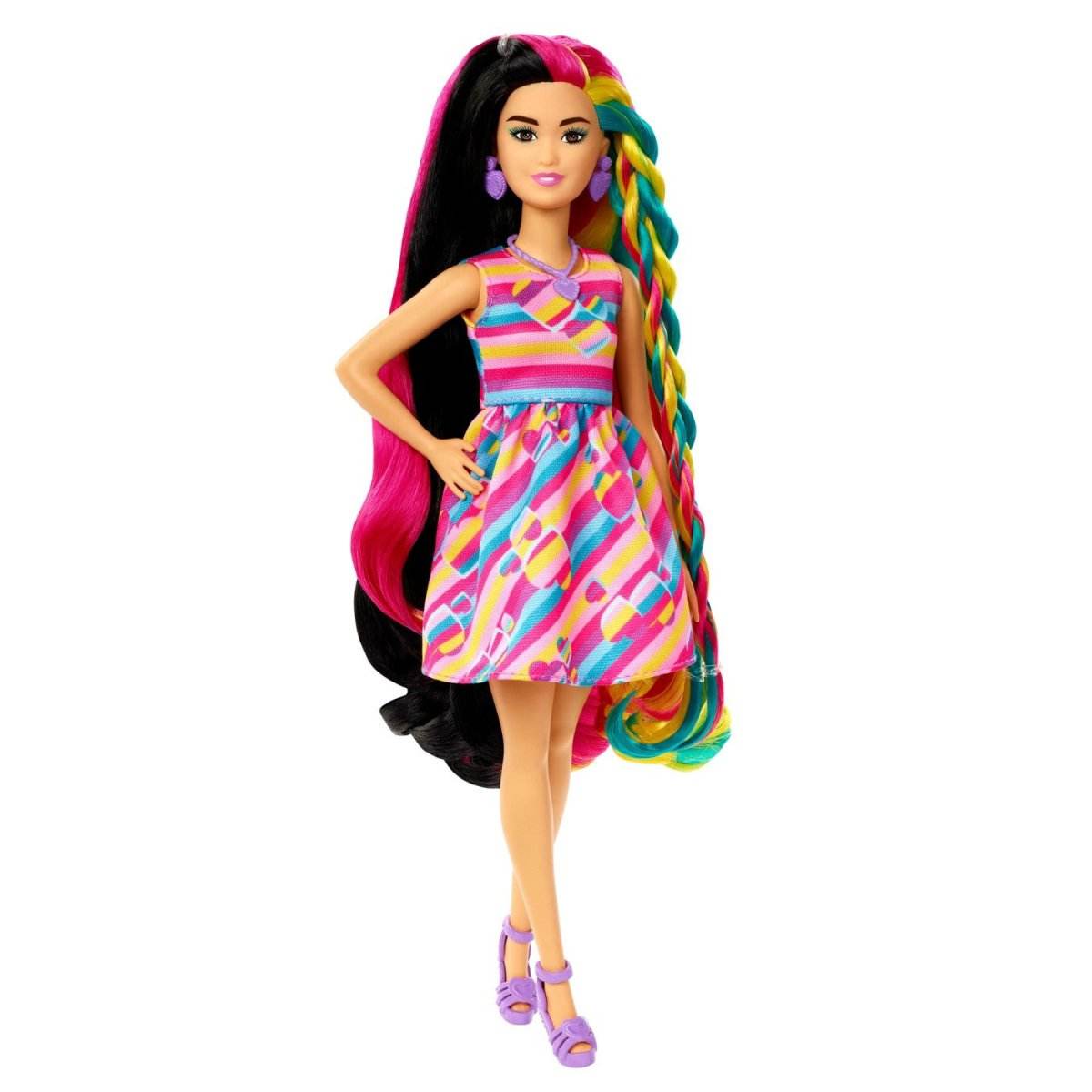 BARBIE TOTALLY HAIR PAPUSA BARBIE BRUNETA - Atelieru' lui Mesterica