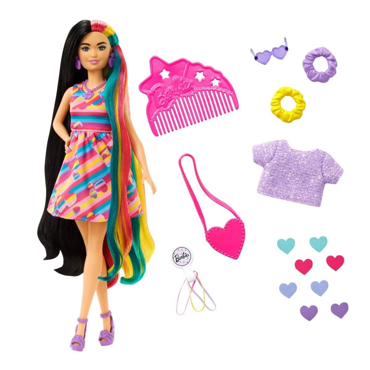 BARBIE TOTALLY HAIR PAPUSA BARBIE BRUNETA - Atelieru' lui Mesterica