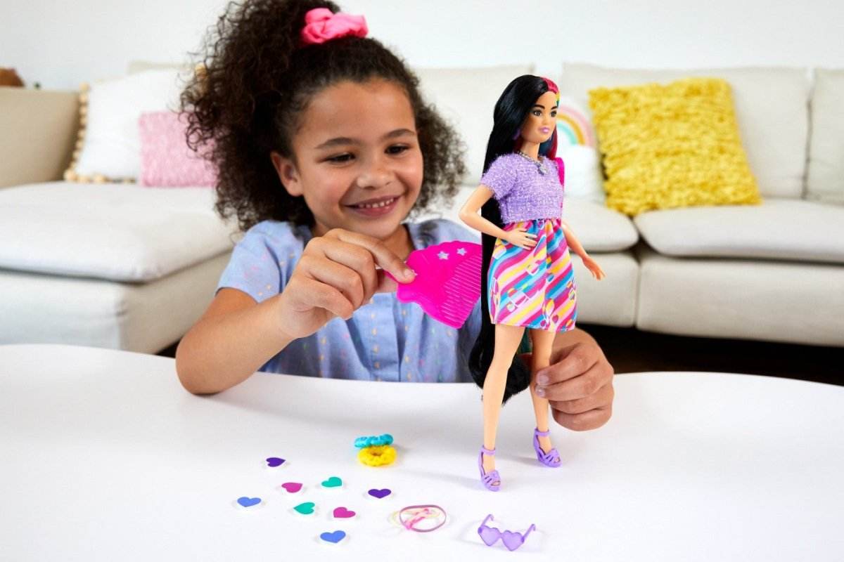 BARBIE TOTALLY HAIR PAPUSA BARBIE BRUNETA - Atelieru' lui Mesterica