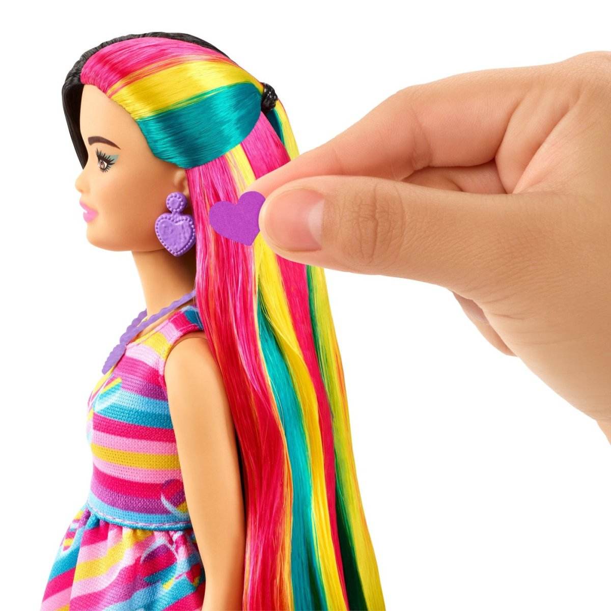 BARBIE TOTALLY HAIR PAPUSA BARBIE BRUNETA - Atelieru' lui Mesterica