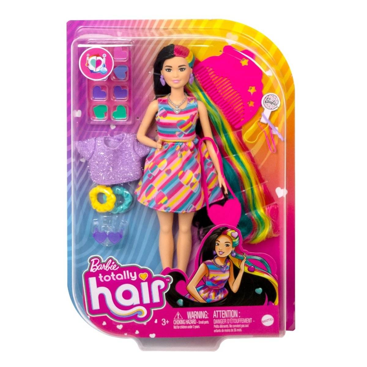 BARBIE TOTALLY HAIR PAPUSA BARBIE BRUNETA - Atelieru' lui Mesterica