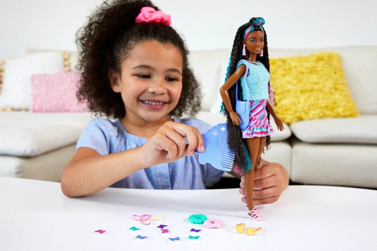 BARBIE TOTALLY HAIR PAPUSA BARBIE CURCUBEU - Atelieru' lui Mesterica