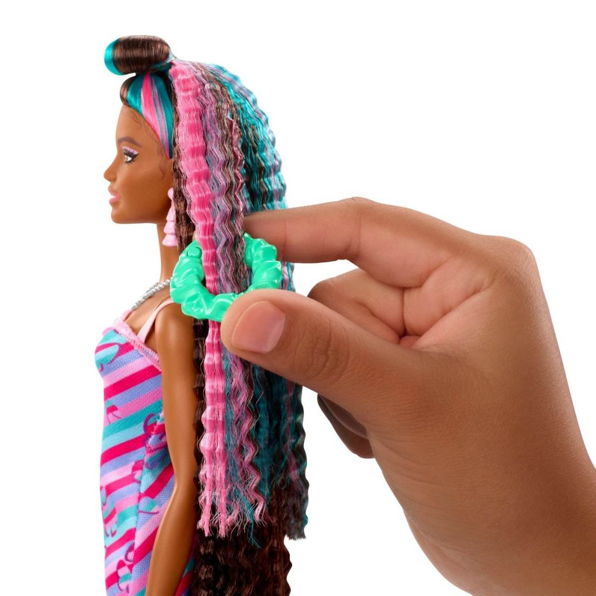 BARBIE TOTALLY HAIR PAPUSA BARBIE CURCUBEU - Atelieru' lui Mesterica