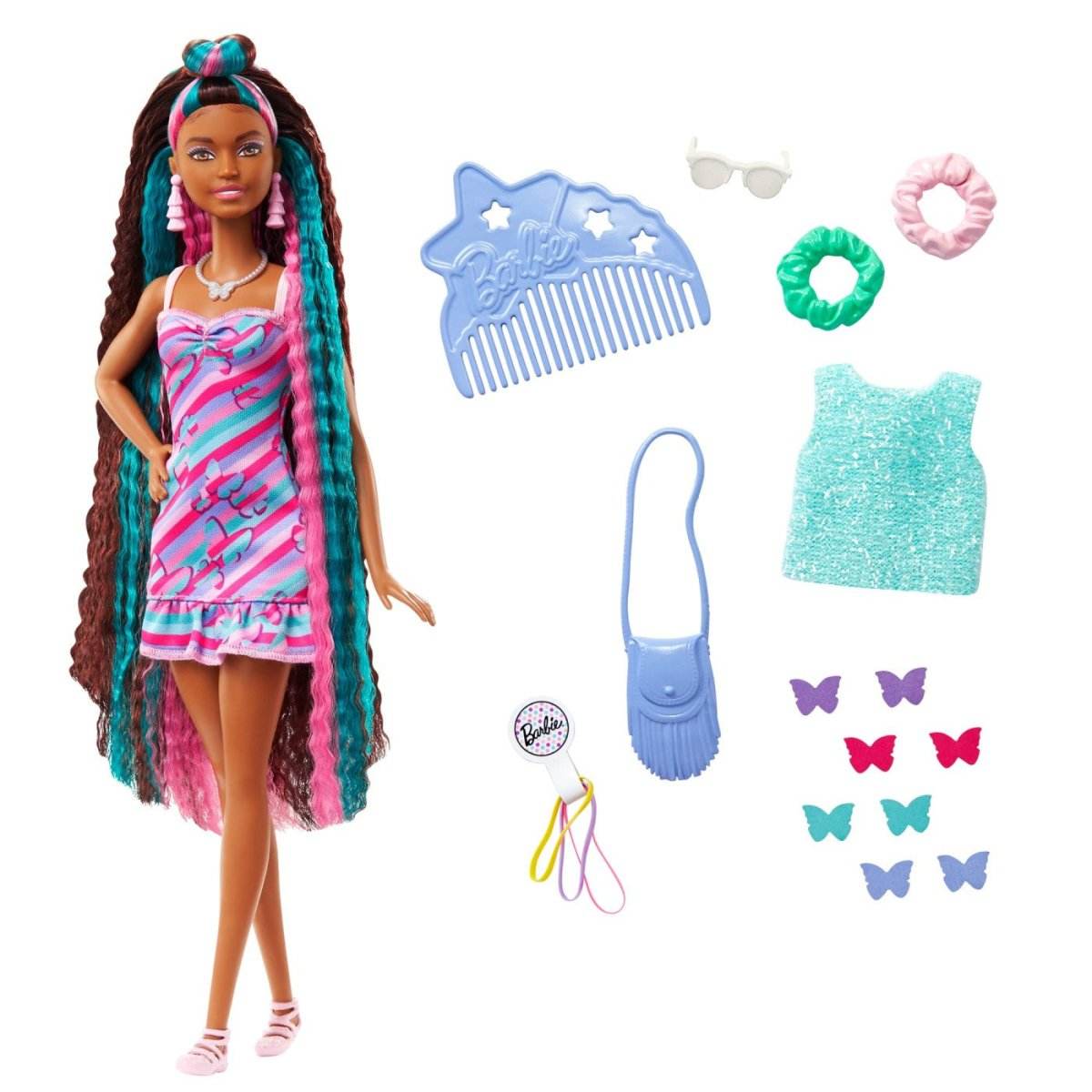 BARBIE TOTALLY HAIR PAPUSA BARBIE CURCUBEU - Atelieru' lui Mesterica