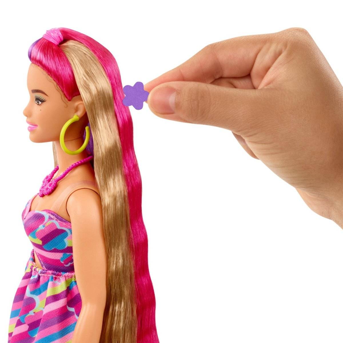 BARBIE TOTALLY HAIR PAPUSA BARBIE SATENA - Atelieru' lui Mesterica