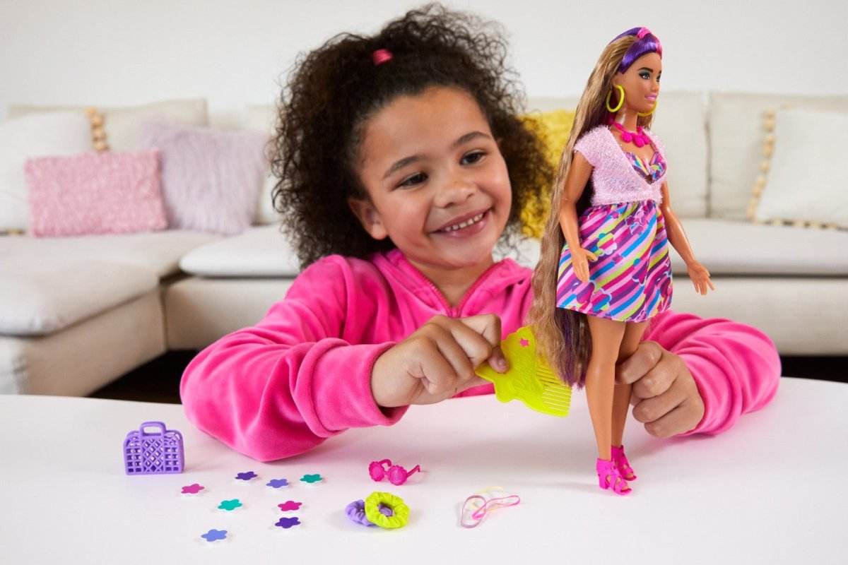 BARBIE TOTALLY HAIR PAPUSA BARBIE SATENA - Atelieru' lui Mesterica
