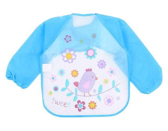 Baveta impermeabila cu manecute lungi - Vrabiuta Atelieru' lui Mesterica | Jucarii, haine si incaltaminte pentru copii