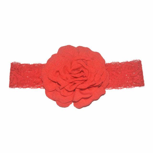 Bentita din dantela cu floare Atelieru' lui Mesterica | Jucarii, haine si incaltaminte pentru copii