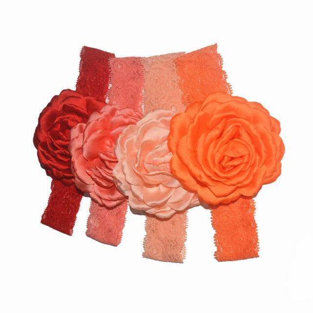 Bentita din dantela cu floare din saten - Atelieru' lui Mesterica