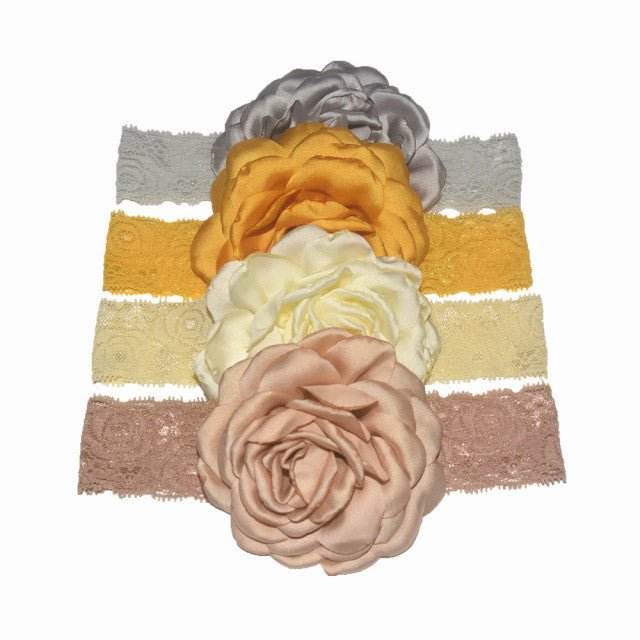 Bentita din dantela cu floare din saten - Atelieru' lui Mesterica