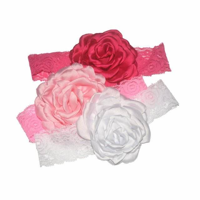 Bentita din dantela cu floare din saten - Atelieru' lui Mesterica