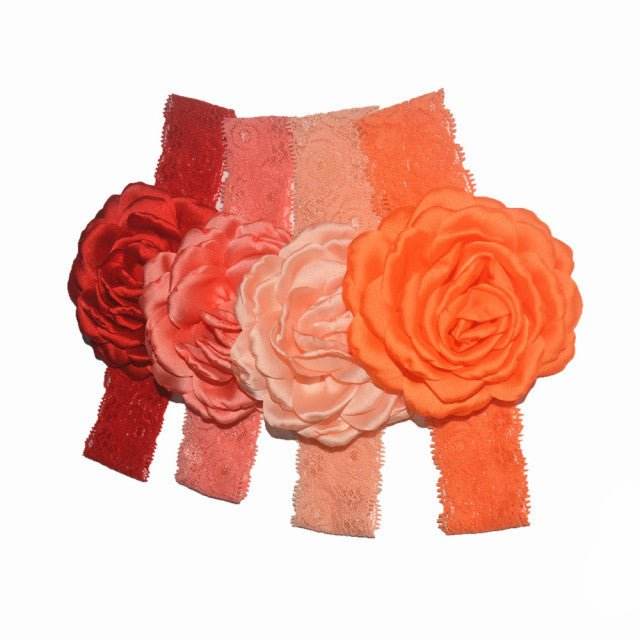 Bentita din dantela cu floare din saten - Atelieru' lui Mesterica